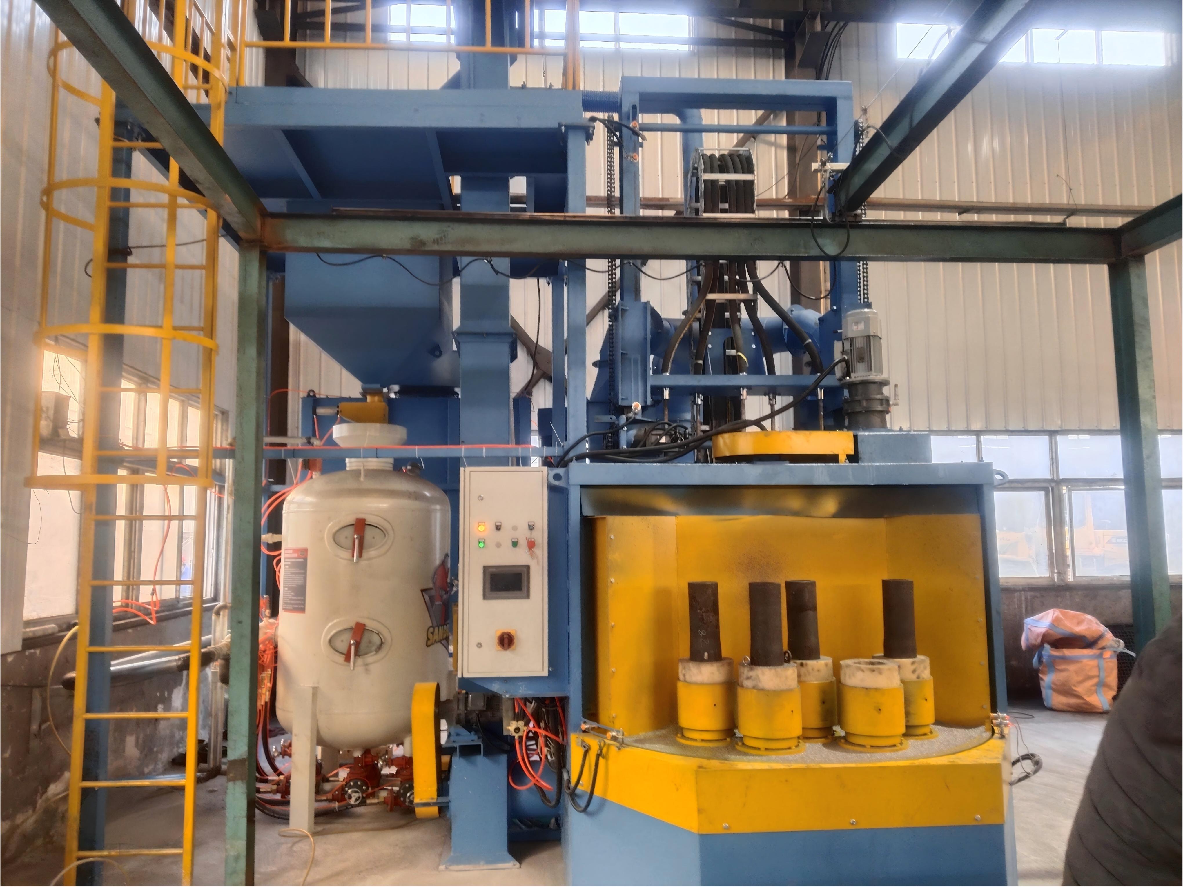 Artillery Shell Case Sand Blasting Machine - Custom Metal Surface Treatment Equipment by Jinwo Machinery