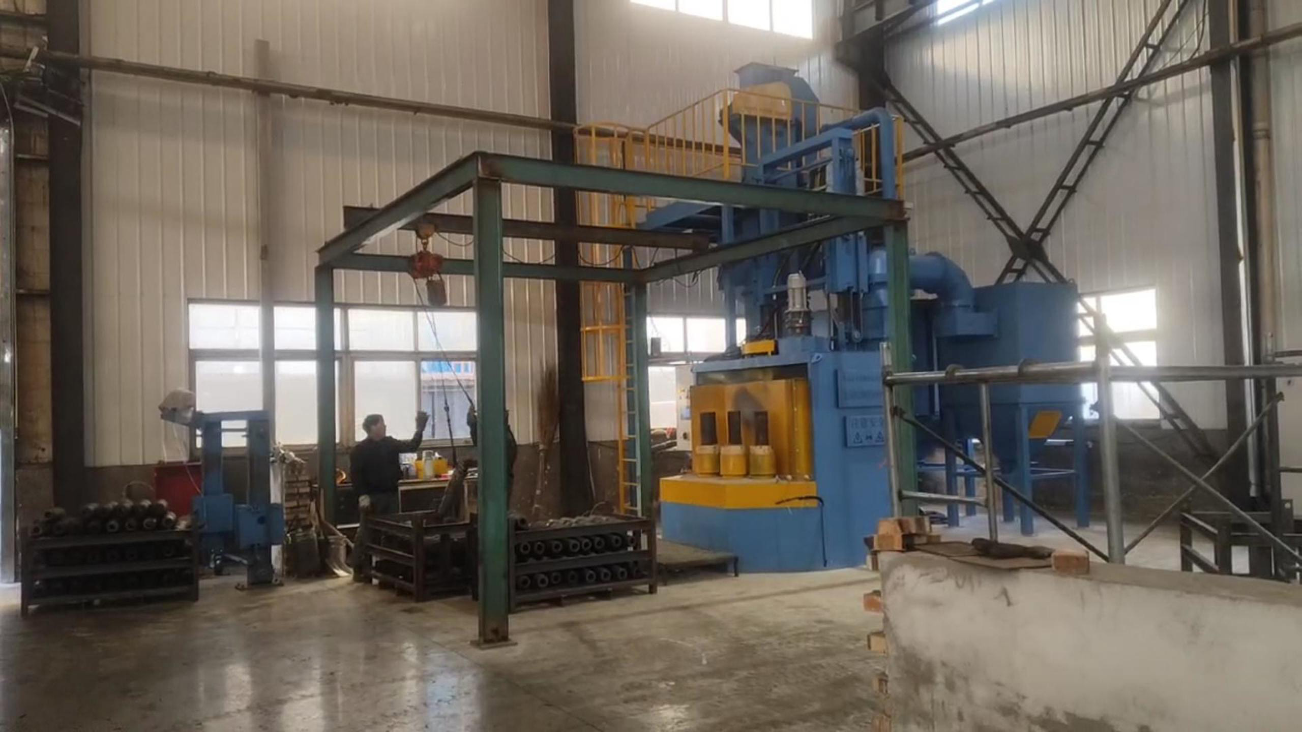 Artillery Shell Case Sand Blasting Machine Showcase and Applications
