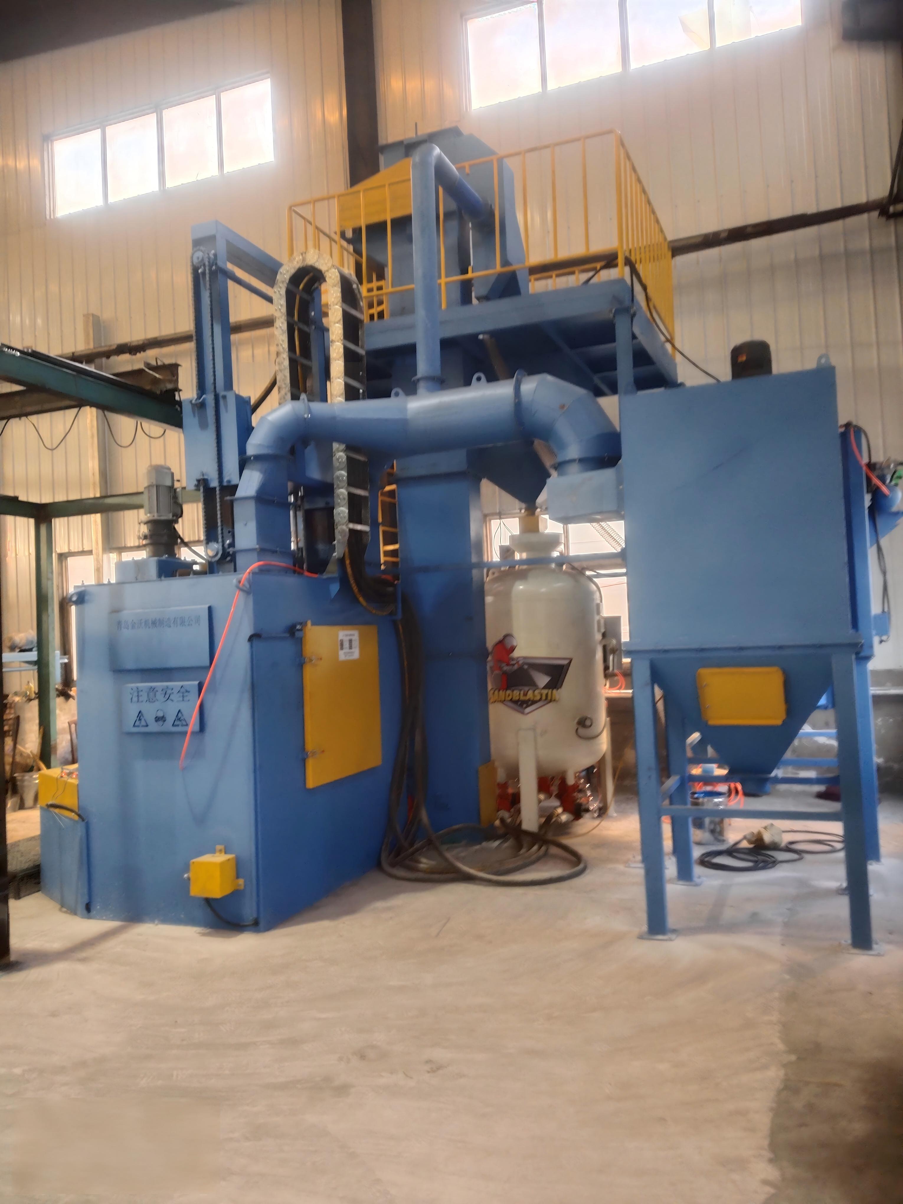 Artillery Shell Case Sand Blasting Machine Showcase and Applications